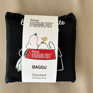 バグゥ(BAGGU)のみい様専用　BAGGU スヌーピー　黒、白(エコバッグ)