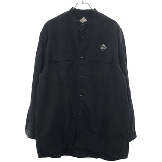 ホワイトマウンテニアリング(WHITE MOUNTAINEERING)のWhite Mountaineering F.C. Real Bristol ホワイトマウンテニアリング エフシーリアルブリストル 22AW STAND COLLAR SHIRT ナイロンスタンドカラーシャツ ブラック 3 WM2273106(シャツ)