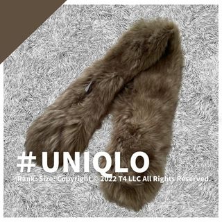 UNIQLO - ユニクロ UNIQLO 新品未使用 ファータッチマフラーティペット ✓2122