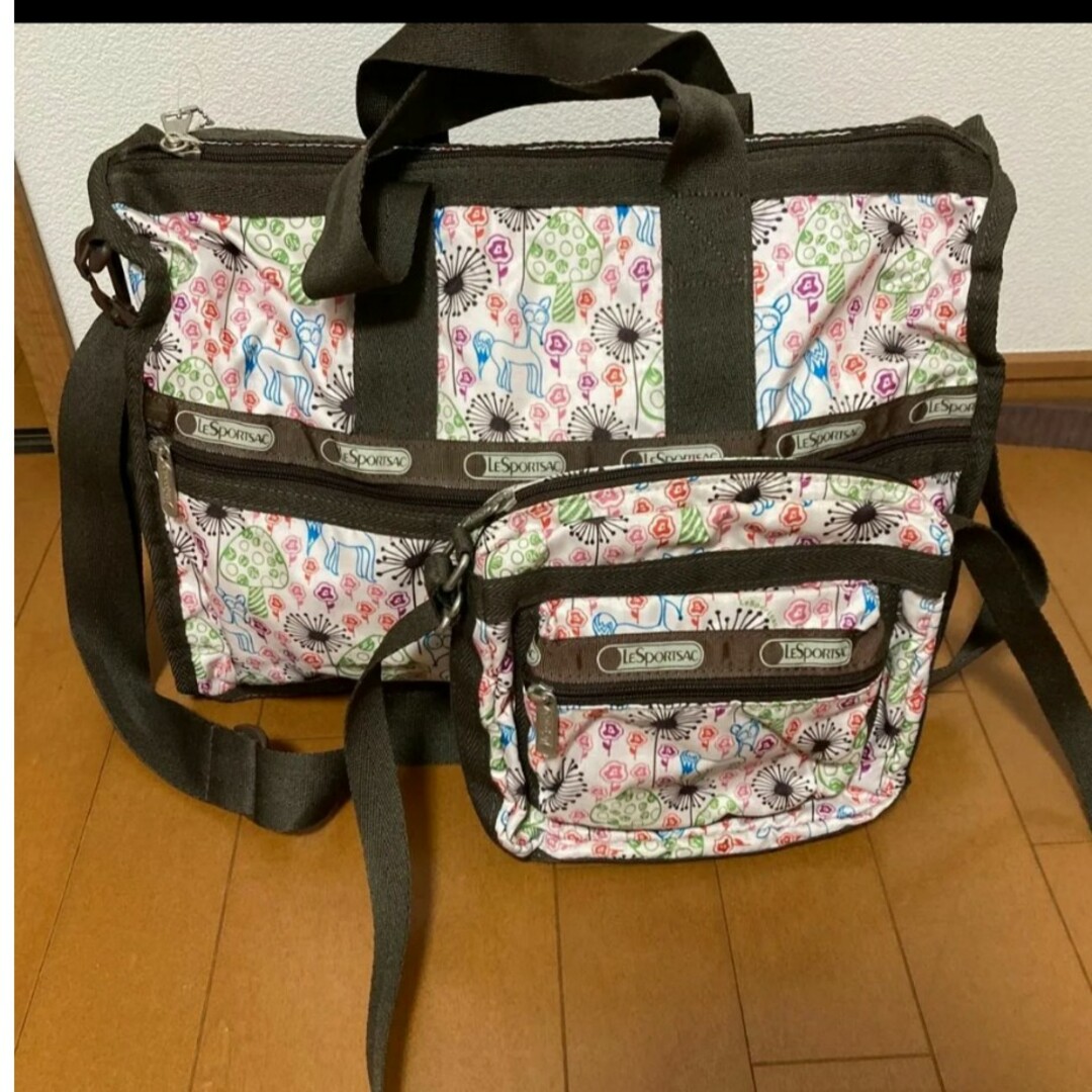 LeSportsac(レスポートサック)の☆美品☆LeSportsac レスポ ボストンバッグ ショルダー 2点セット♪ レディースのバッグ(ボストンバッグ)の商品写真