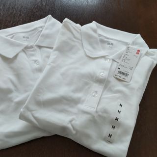 ユニクロ(UNIQLO)のポロシャツレディース　2枚セット(ポロシャツ)