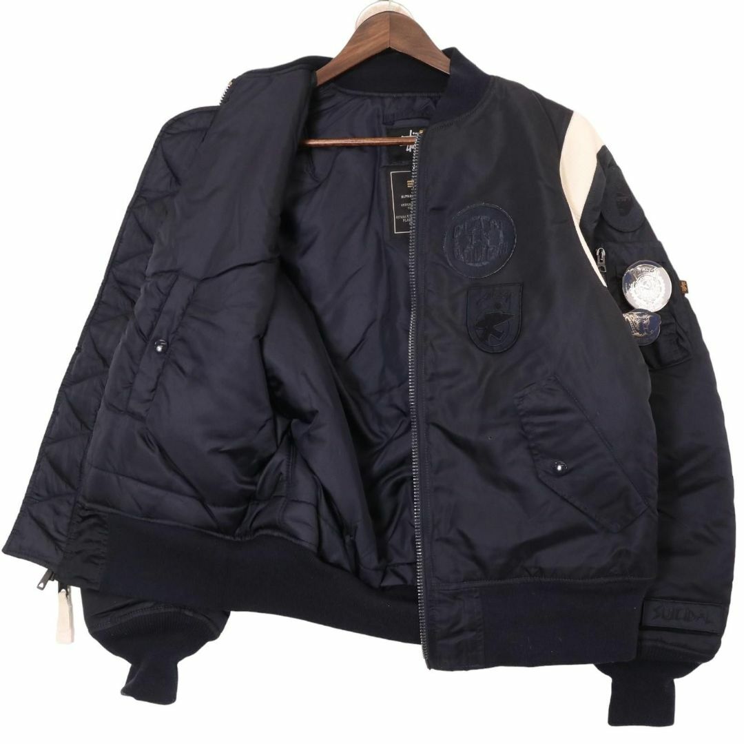STUSSY - ステューシー×アルファ×フラグメント MA-1 フライト STUSSY - ステューシー×アルファ×フラグメント MA-1 フライト