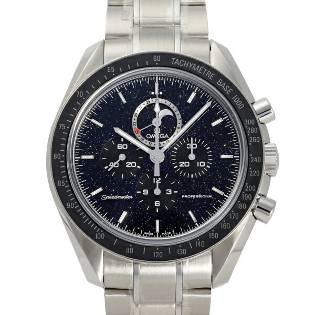 OMEGA(オメガ)のオメガ OMEGA スピードマスター プロフェッショナル ムーンフェイズ 44.25 MM 311.30.44.32.01.001 ブラック文字盤 中古 腕時計 メンズ メンズの時計(腕時計(アナログ))の商品写真