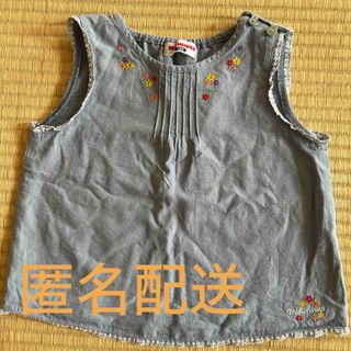 ミキハウス(mikihouse)のミキハウス　MIKIHOUSE 120 デニム風　ノースリーブ(Tシャツ/カットソー)