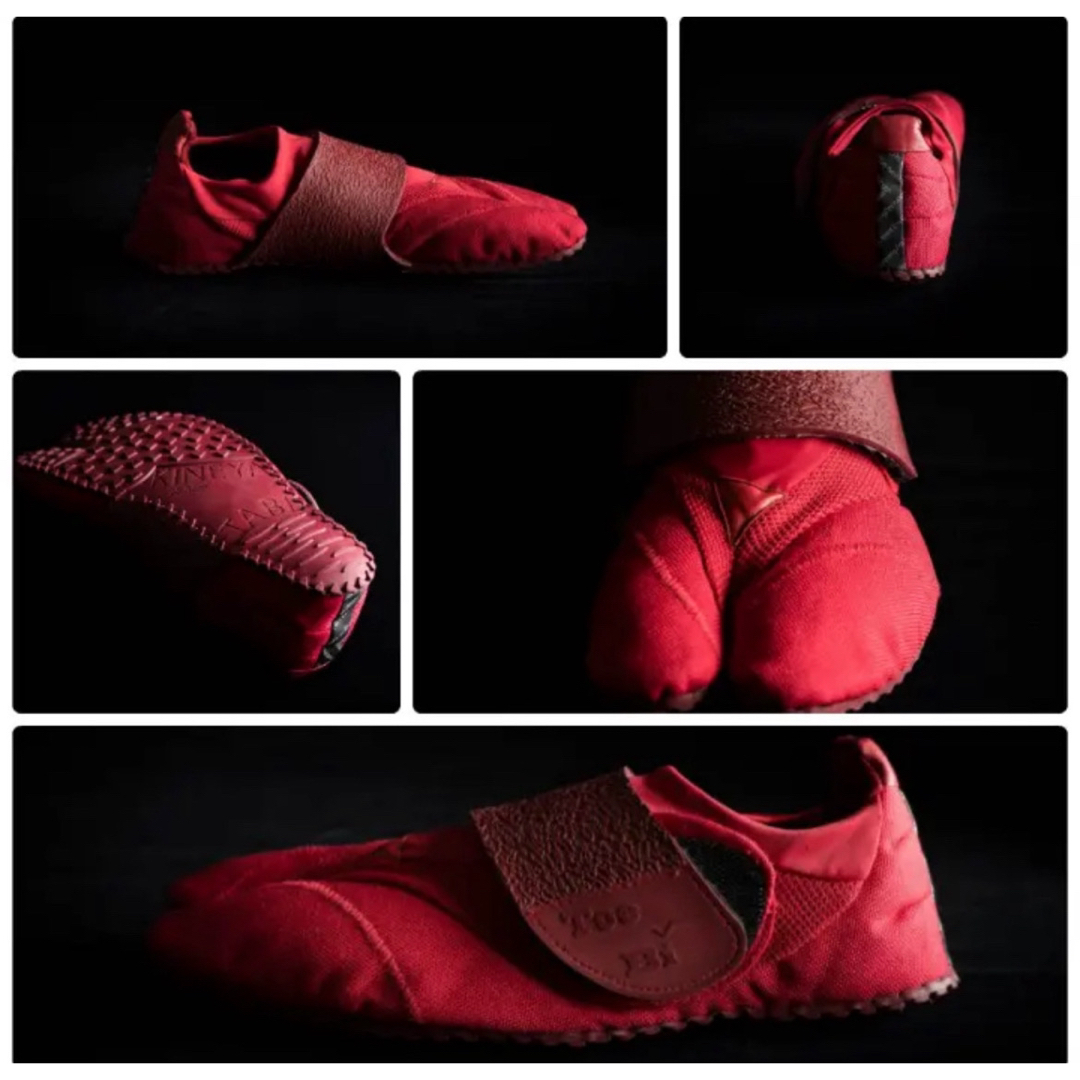 【訳あり品】Toe-Bi (トゥ－ビ）RED 27.0cm 新型ランニング足袋 スポーツ/アウトドアのランニング(シューズ)の商品写真