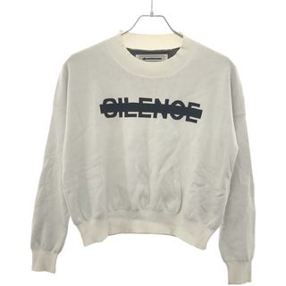 アンリアレイジ(ANREALAGE)のANREALAGE アンリアレイジ 17SS SILENCE KNIT サイレンスニットセーター ホワイト 40(ニット/セーター)