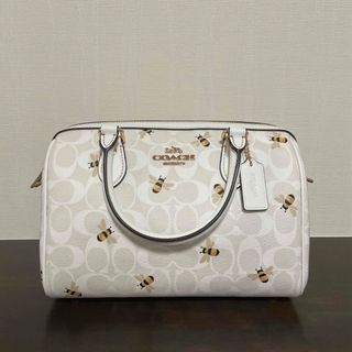 コーチ(COACH)のコーチ ローアン サッチェル・ブロックド シグネチャー キャンバス(ハンドバッグ)