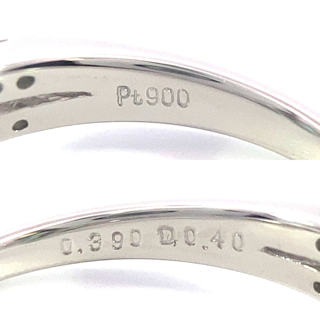 【JC5513】Pt900 ブラジル産 天然パライバトルマリン ダイヤ リング レディースのアクセサリー(リング(指輪))の商品写真