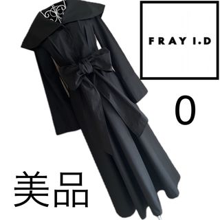 フレイアイディー(FRAY I.D)の美品☆フレイアイディー☆☆ワンピース☆0   ブラック　黒(ロングワンピース/マキシワンピース)