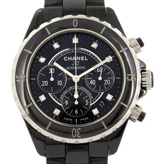 シャネル(CHANEL)のシャネル J12クロノグラフ セラミック･9P H2419 セラミック 自動巻(腕時計(アナログ))