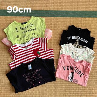 女の子 半袖Tシャツ ノースリーブまとめ売り 90cm(Tシャツ/カットソー)