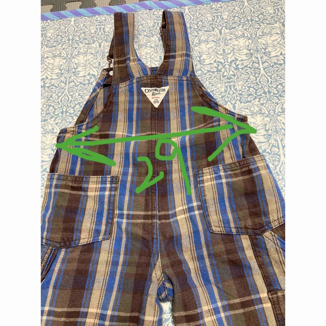 OshKosh(オシュコシュ)のオシュコシュオーバーオール90 キッズ/ベビー/マタニティのキッズ服男の子用(90cm~)(パンツ/スパッツ)の商品写真