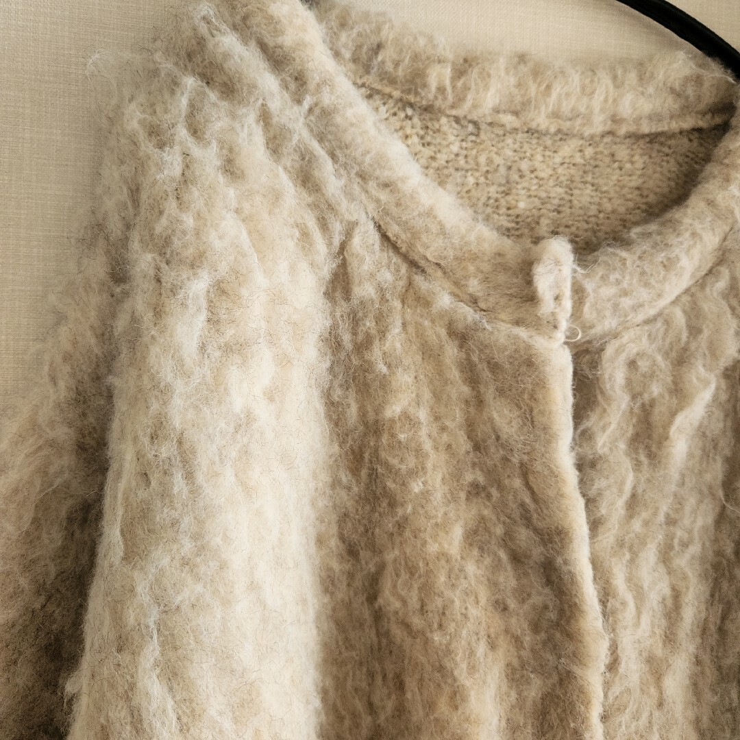 FLEN 完売 shaggy knit reversible cardigan レディースのトップス(カーディガン)の商品写真