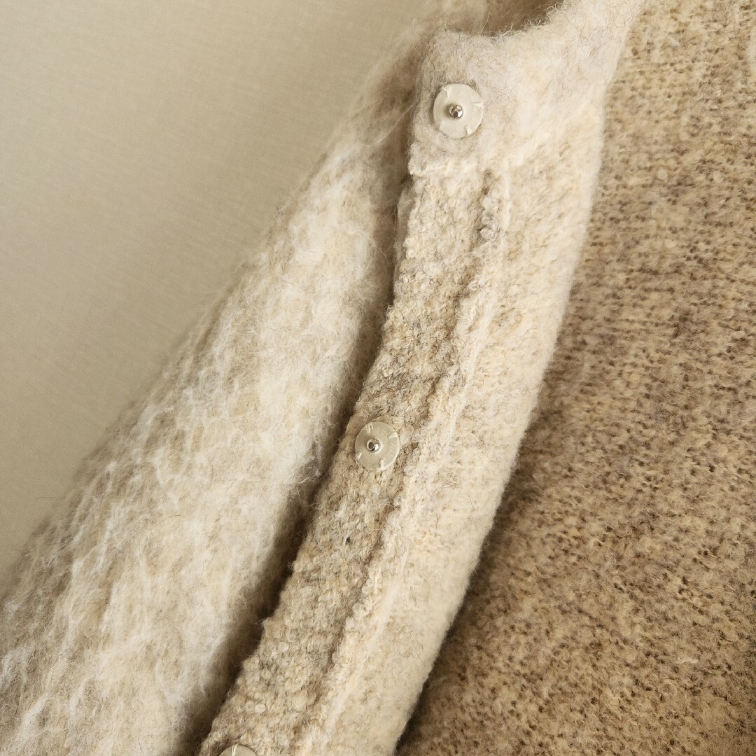 FLEN 完売 shaggy knit reversible cardigan レディースのトップス(カーディガン)の商品写真
