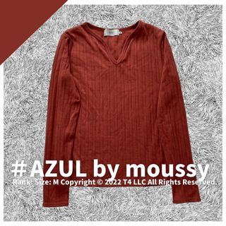 アズールバイマウジー(AZUL by moussy)のアズールバイマウジー AZUL 長袖 カットソー M 春秋冬 ✓2006(Tシャツ(長袖/七分))