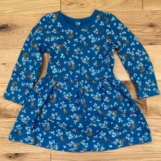 プチバトー(PETIT BATEAU)のプチバトー　4ans バンビ柄ワンピース(ワンピース)