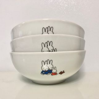 ミッフィー(miffy)のLAWSON ミッフィー どんぶり3個セット(食器)