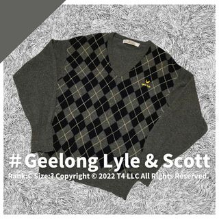 LYLE&SCOTT - Geelong  Lyle & Scott セーター アーガイル柄  ✓1980