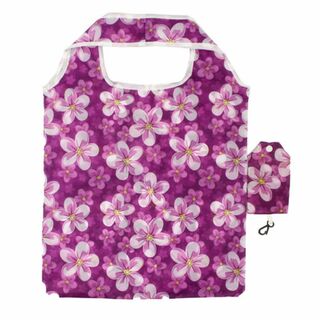 送料無料 E3-26 エコバッグ 買い物袋 手提袋 レジ袋 37×59cm 紫花(エコバッグ)