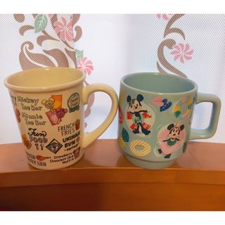 ディズニー(Disney)のディズニー❤︎マグカップ２個セット(グラス/カップ)