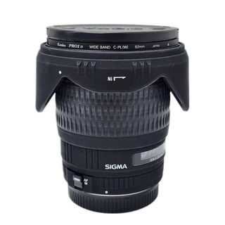シグマ(SIGMA)のSIGMA シグマ レンズ EX 20mm F1.8 DG 単焦点 広角レンズ ニコン用 フルサイズ対応 保護フィルター付き 【良品】 U2401R35(レンズ(単焦点))