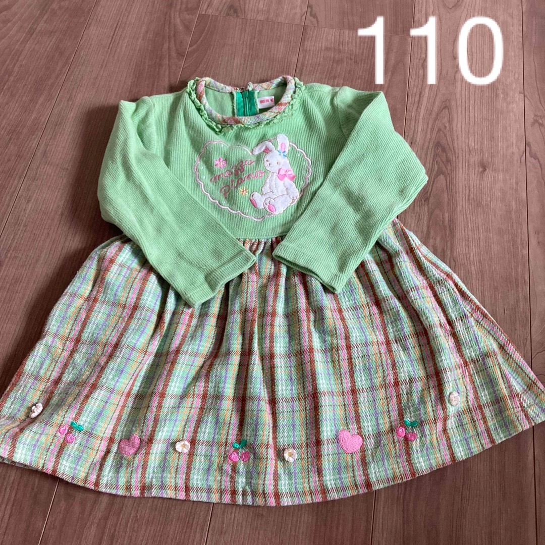 mezzo piano(メゾピアノ)のメゾピアノ　ワンピース　110 キッズ/ベビー/マタニティのキッズ服女の子用(90cm~)(ワンピース)の商品写真