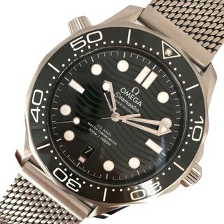 オメガ(OMEGA)の　オメガ OMEGA シーマスター ダイバー300コーアクシャル マスタークロノメーター 210.32.42.20.10.001 グリーン ステンレススチール SS メンズ 腕時計(その他)