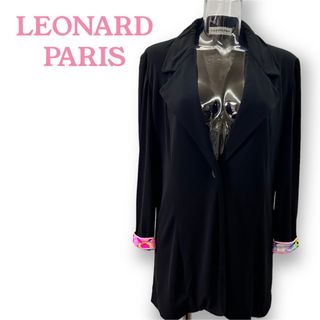 LEONARD - レオナール パリス＊ゆったり薄手のロング ジャケット＊LEONARD PARIS