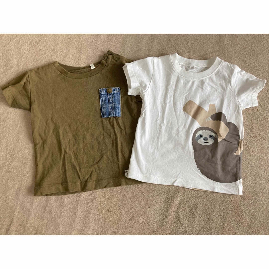 ocean ground と無印良品　90 Tシャツ キッズ/ベビー/マタニティのキッズ服男の子用(90cm~)(Tシャツ/カットソー)の商品写真