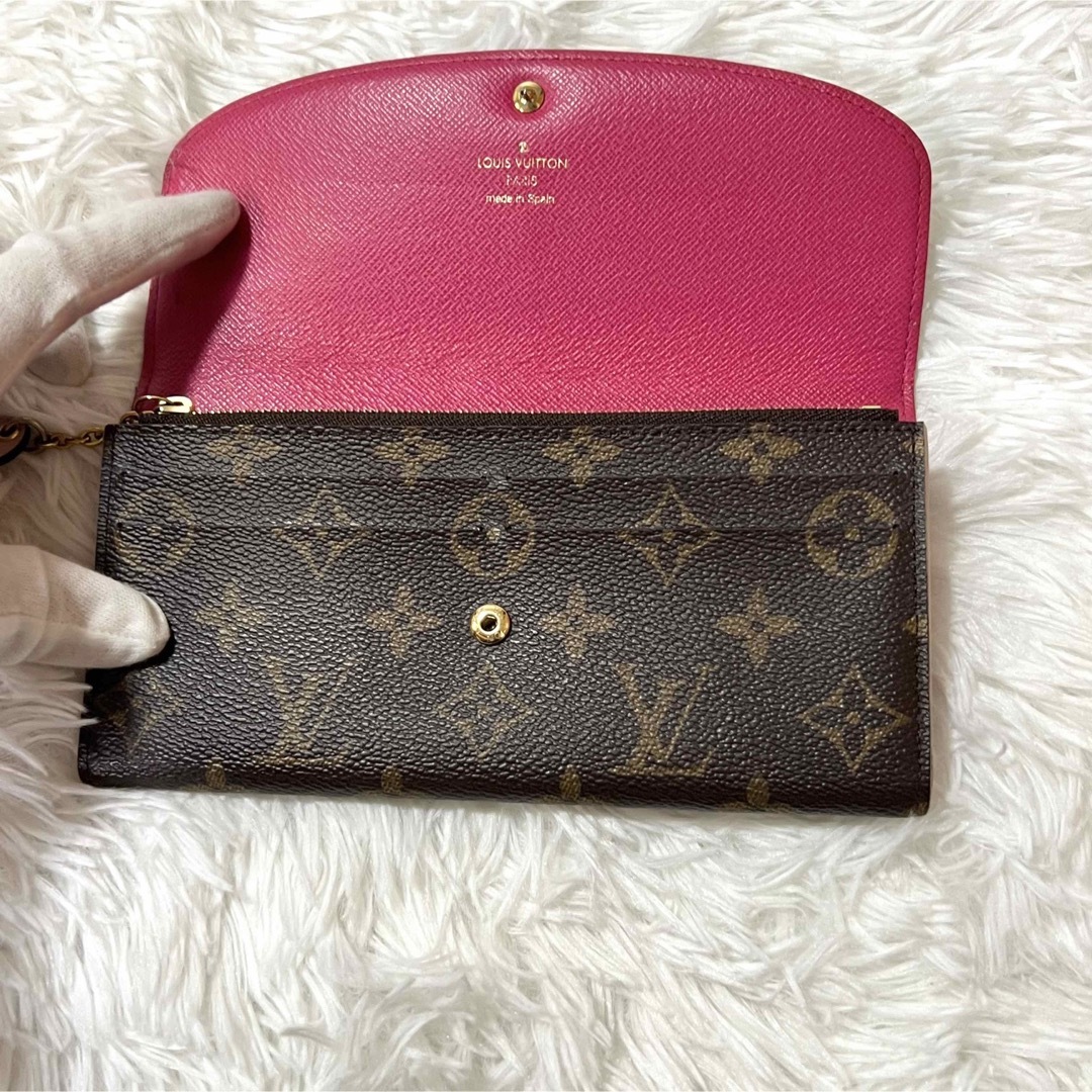 LOUIS VUITTON(ルイヴィトン)の ルイヴィトン モノグラム 長財布 ポルトフォイユ エミリー  レディースのファッション小物(財布)の商品写真