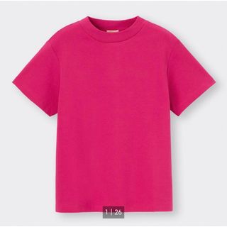 ジーユー(GU)のスムースクルーネックT(半袖)(Tシャツ(半袖/袖なし))