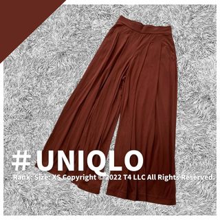 ユニクロ(UNIQLO)のユニクロ UNIQLO ガウチョパンツ ワイドパンツ レディース ✓1908(カジュアルパンツ)