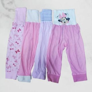 西松屋 - スペアパンツ　キッズ　80サイズ　4枚セット　腹巻パンツ　ルームウェア　春夏用