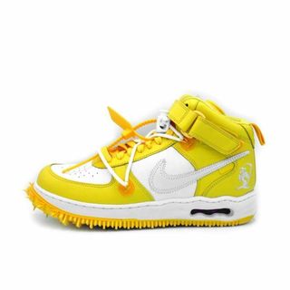 ナイキ(NIKE)のナイキ NIKE × オフホワイト OFF WHITE ■ 【 AIR FORCE 1 MID SP Varsity Maize DR0500 101 】 エア フォース 1 バーシティ メイズ スニーカー　f21345(スニーカー)