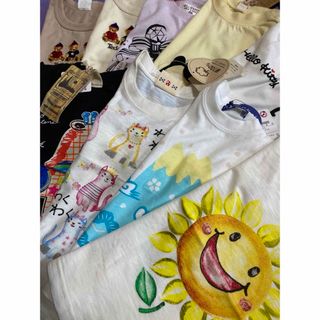 95㎝　夏のあそび着　半袖Ｔシャツ9枚まとめ売り　新品未使用(Tシャツ/カットソー)