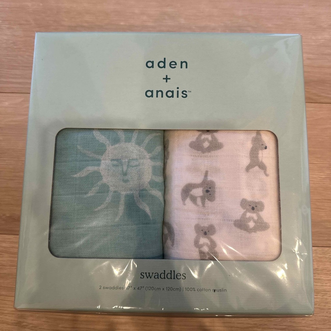 aden+anais(エイデンアンドアネイ)のaden+anais スワドル　おくるみ　新品未使用 キッズ/ベビー/マタニティのこども用ファッション小物(おくるみ/ブランケット)の商品写真