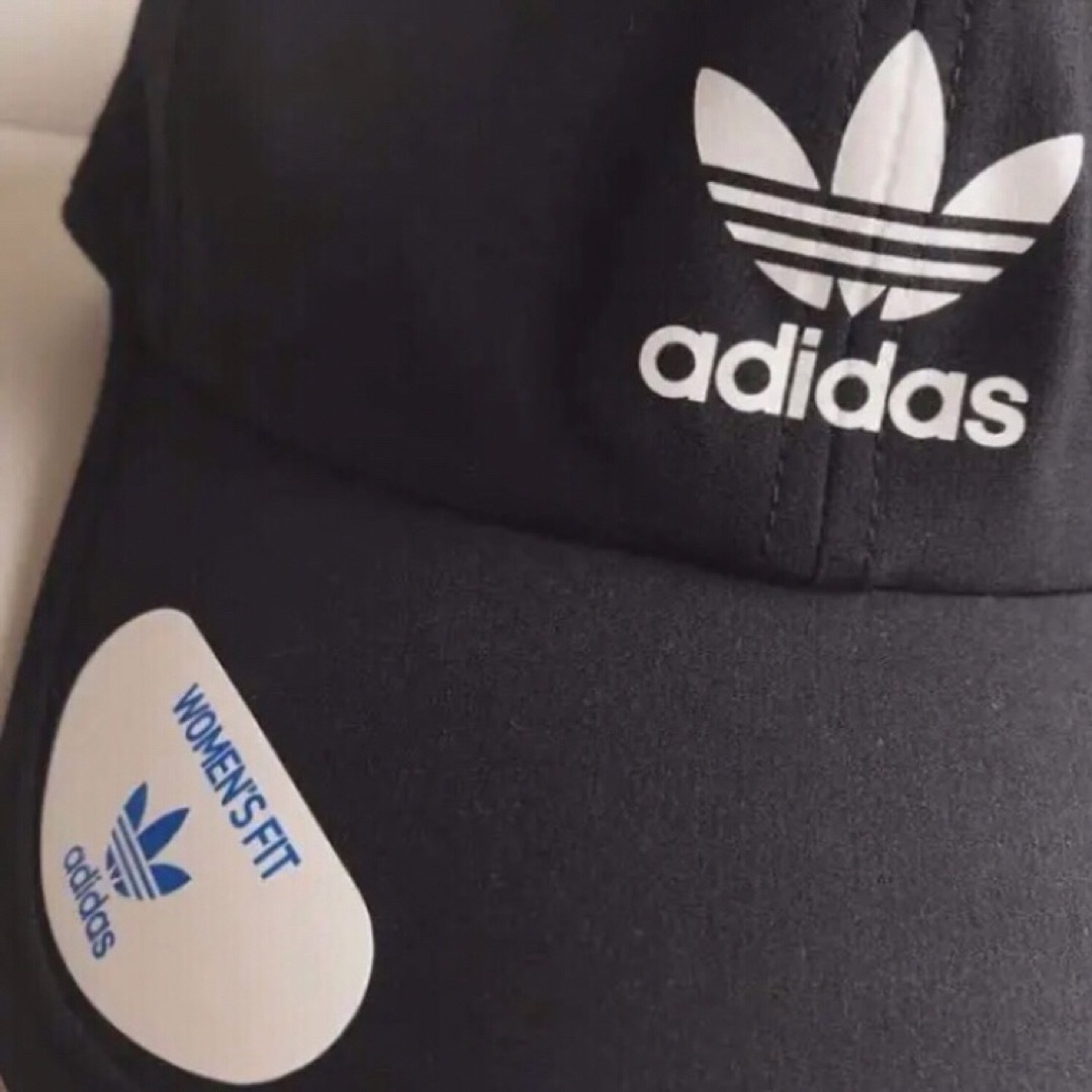 adidas(アディダス)のレア【新品】adidas アディダス USA 帽子 レディース キャップ 黒 レディースの帽子(キャップ)の商品写真
