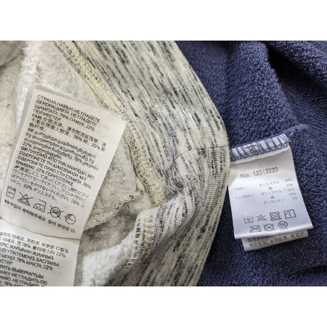 H&M(エイチアンドエム)のジェラシックワールド  スパンコール トレーナー 恐竜 2枚 110 キッズ/ベビー/マタニティのキッズ服男の子用(90cm~)(Tシャツ/カットソー)の商品写真