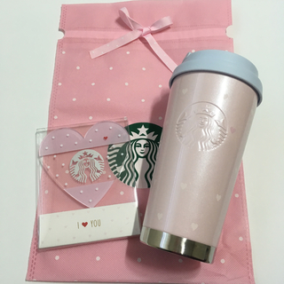 スターバックスコーヒー(Starbucks Coffee)の♡ラスト1つ♡韓国 スタバ バレンタイン エルマタンブラー(タンブラー)