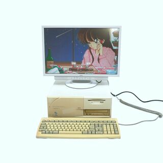 エヌイーシー(NEC)のNEC PC-9821 V200 本体MSDOS6キーボード セット動作品(デスクトップ型PC)