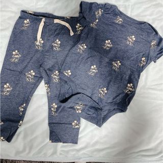 ベビーギャップ(babyGAP)のGAPロンパース ミッキー (ロンパース)