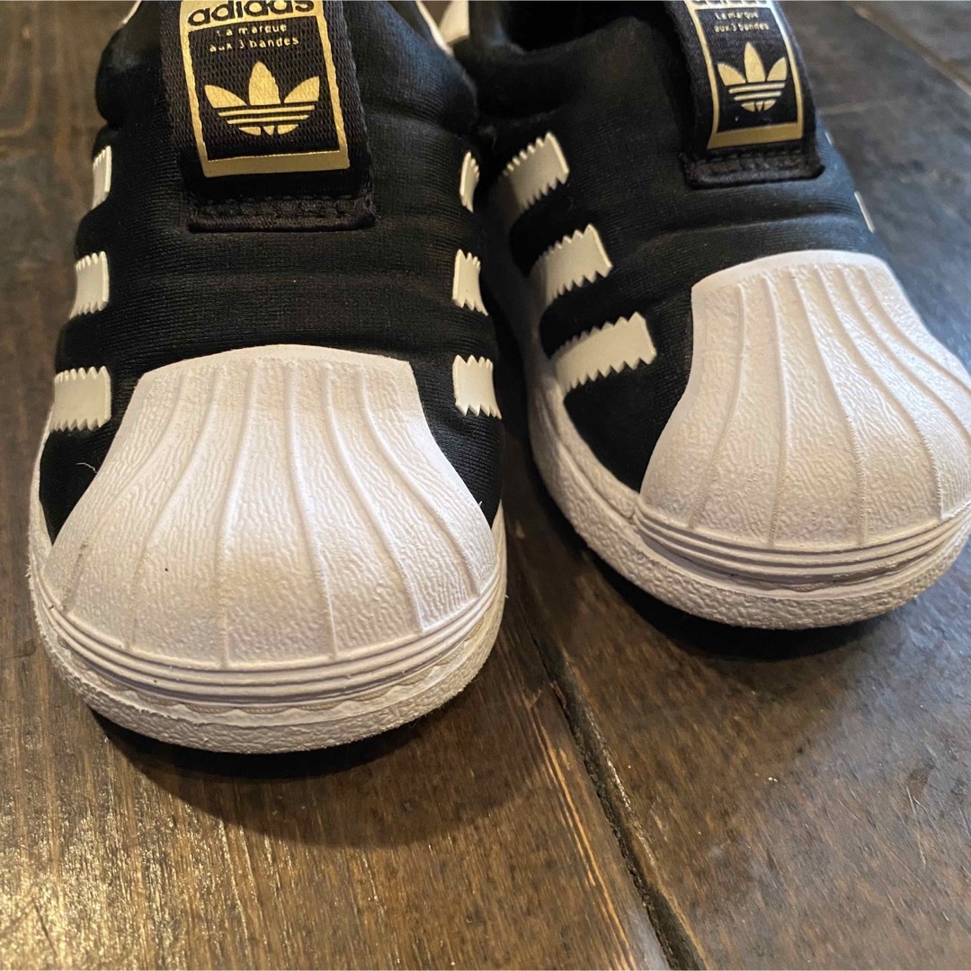 adidas(アディダス)のadidas  スーパースター　スリッポン　12cm キッズ/ベビー/マタニティのベビー靴/シューズ(~14cm)(スリッポン)の商品写真