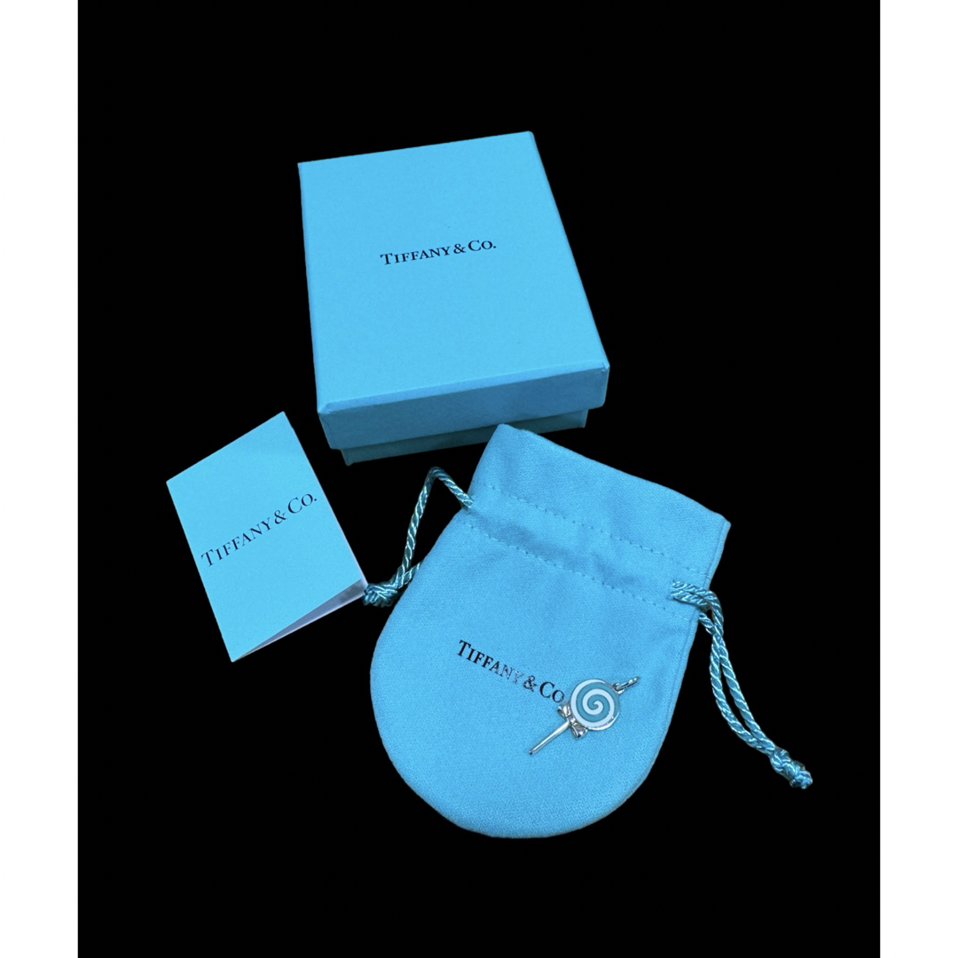 Tiffany & Co.(ティファニー)の(レア)Tiffany ロリポップ ネックレストップ チャーム　ブルー レディースのアクセサリー(チャーム)の商品写真