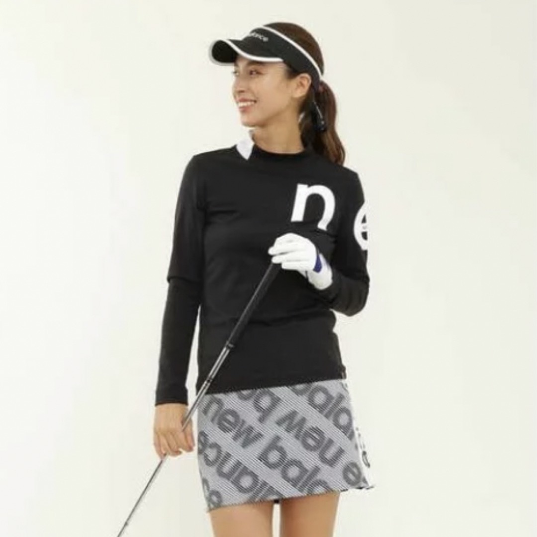 new balance golf(ニューバランスゴルフ)のニューバランス レディース SPORT 長袖 モックネックシャツ  レディースのトップス(ニット/セーター)の商品写真