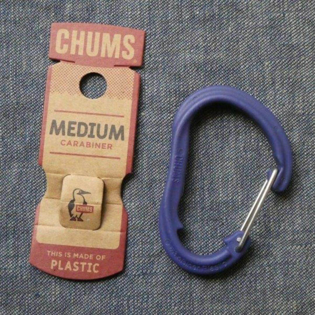 CHUMS(チャムス)のCHUMS オリジナル カラビナ M パープル CH61-0119 新品 レディースのファッション小物(キーホルダー)の商品写真