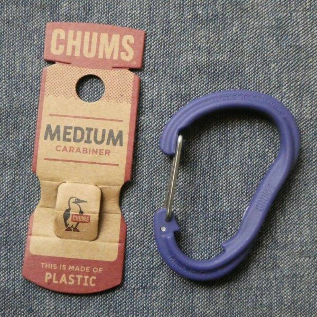 CHUMS(チャムス)のCHUMS オリジナル カラビナ M パープル CH61-0119 新品 レディースのファッション小物(キーホルダー)の商品写真