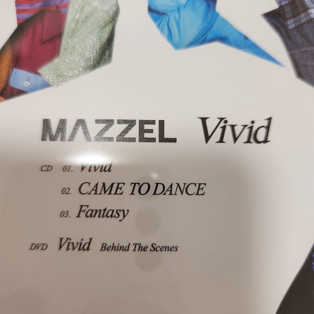 MAZZEL デビューシングル　Vivid behind　the scenes エンタメ/ホビーのエンタメ その他(その他)の商品写真