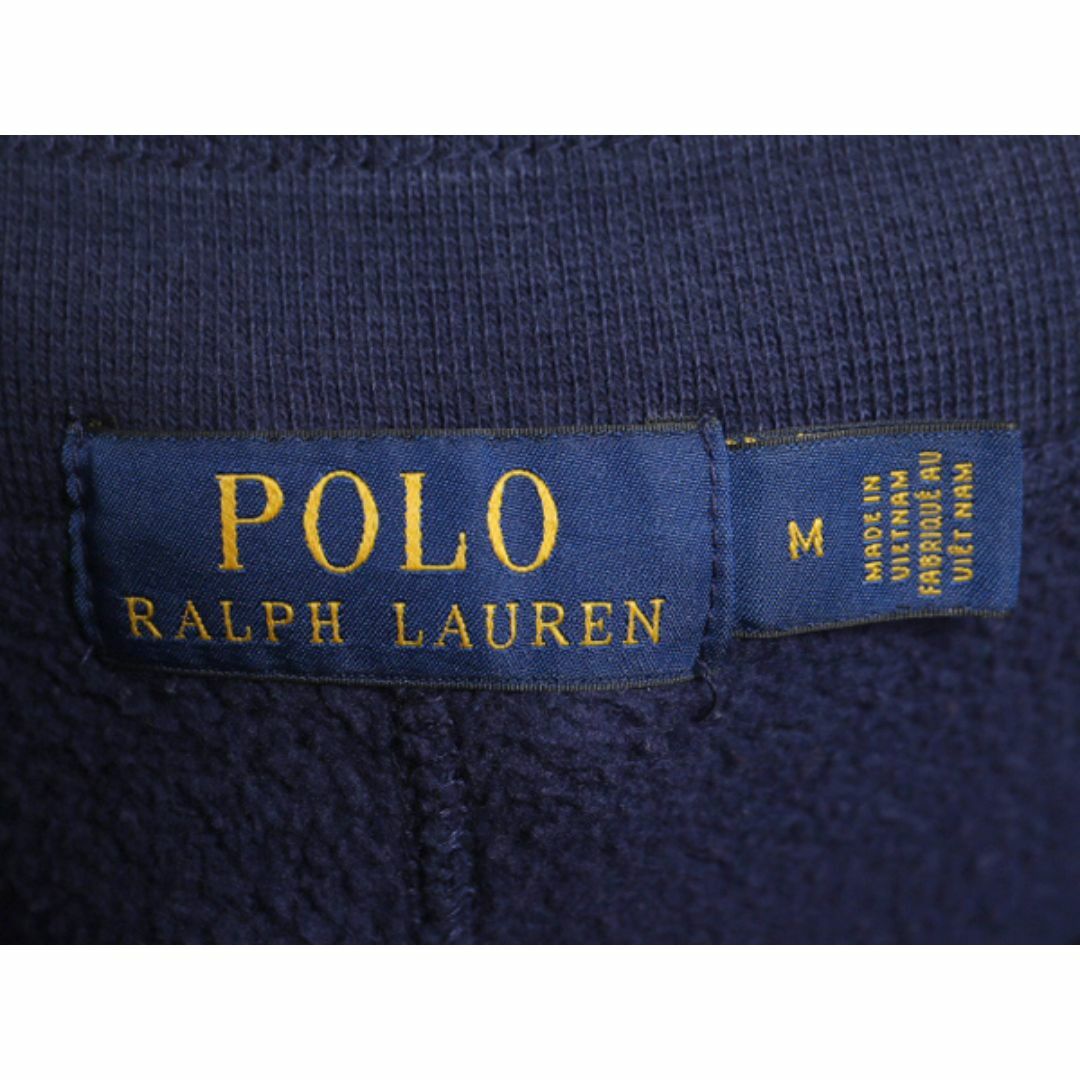 Ralph Lauren(ラルフローレン)のポロ ラルフローレン ポケット付き スウェット パンツ メンズ M 古着 裏起毛 トレーナー ヘビーウェイト ポニー刺繍 ワンポイント 紺 厚手 メンズのパンツ(その他)の商品写真