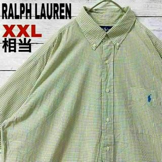 ラルフローレン(Ralph Lauren)のs5 春夏 US古着 ラルフローレン BD半袖シャツ BLAKE 刺繍ロゴ(シャツ)