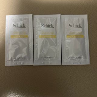 シック(Schick)のSchickシェービングクリーム3袋(シェービングフォーム)